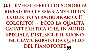 I diversi effetti di sonorità