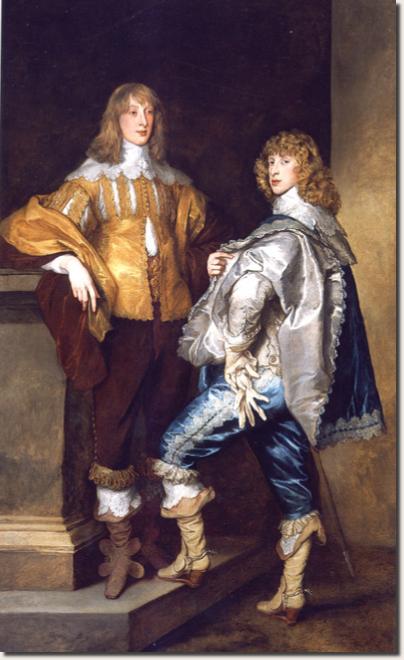 Anthony Van Dick - Lord John Stuart e Lord Bernard Stuart - 1639 - Broadland, Romsey Collezione Lady Louis Mountbatten musab37